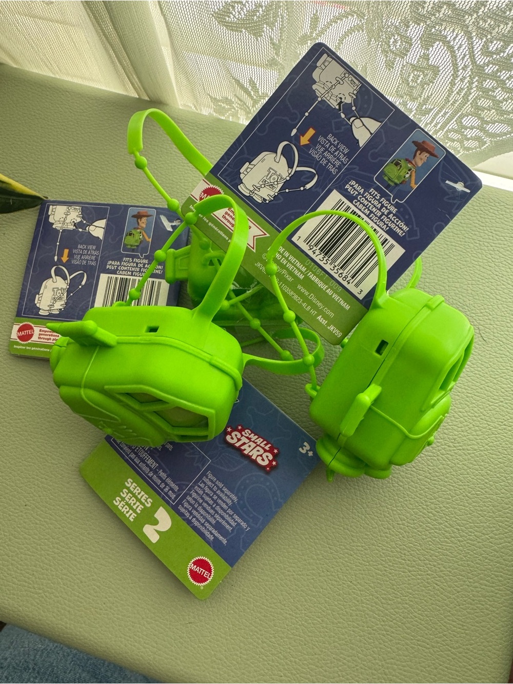 NWT Small Stars Series Bright Green Toy Pods - TOY STORY 5